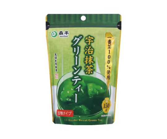 共栄製茶 森半 宇治抹茶グリーンティー 150g 2100018 1袋※軽（ご注文単位1袋）【直送品】