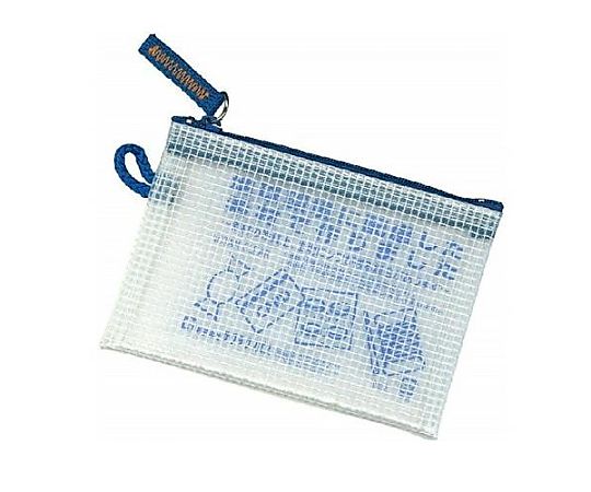 アズワン カード/ 85x120mm メッシュケース(ブルー) EA762CF-363 1個(ご注文単位1個)【直送品】