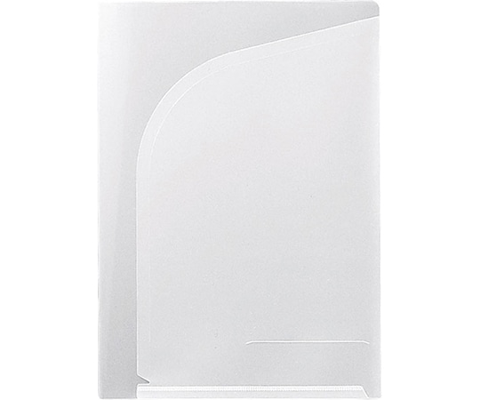 キングジム クリアーホルダー 2ポケット A4縦型 乳白 1パック(10枚入) 793-10 1パック(ご注文単位1パック)【直送品】