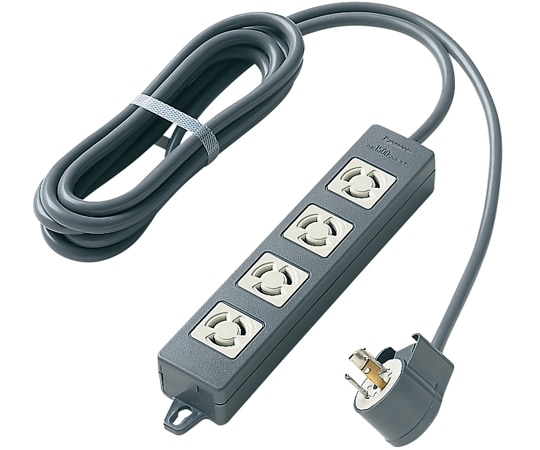 パナソニック OAタップ(接地2P15A引掛形) 4個口 3m マグネット付 WCH2634B 1個(ご注文単位1個)【直送品】