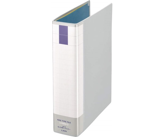 ライオン事務器 パイプ式ファイル両開き〈環境〉 No.753RK(LH) 1冊(ご注文単位1冊)【直送品】