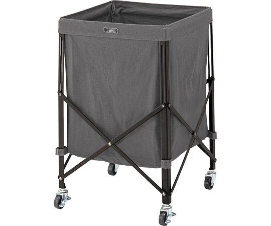 東谷 フォールディングバスケットワゴン グレー MIP-74GY 1個（ご注文単位1個）【直送品】