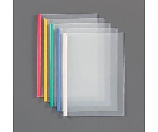 ライオン事務器 A4 レポートカバー(スライド式/5色)[5冊] EA762CB-19 1パック(ご注文単位1パック)【直送品】