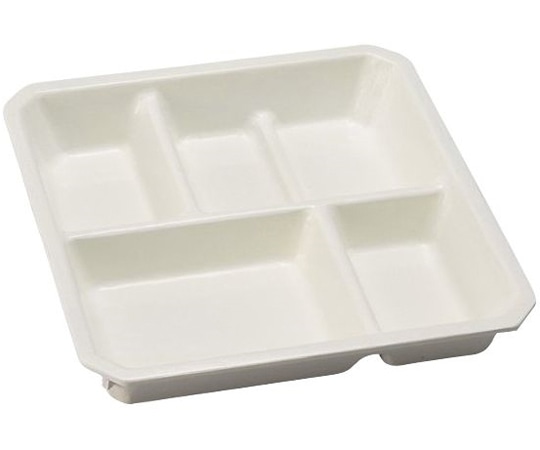 Daiwa Sプレート(7.5寸スタック松花堂中仕切)白 SS-30-W 1個(ご注文単位1個)【直送品】