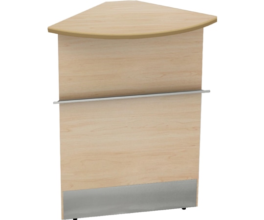 Y2K ハイカウンターコーナー 木製 ナチュラル  1個（ご注文単位1個）【直送品】