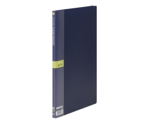 テージー マイホルダー ネイビー 10ポケット M-1441-30 1冊(ご注文単位1冊)【直送品】