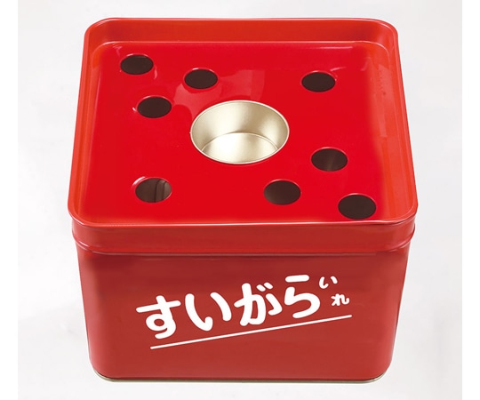 アズワン 吸いがら入れ(火消用カップ付) 缶のみ 376-031A 1個（ご注文単位1個）【直送品】