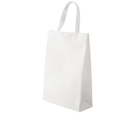 三和 不織布マチ付バッグ (大)ホワイト 1ケース(200枚入) SW4532-1 1ケース（ご注文単位1ケース）【直送品】