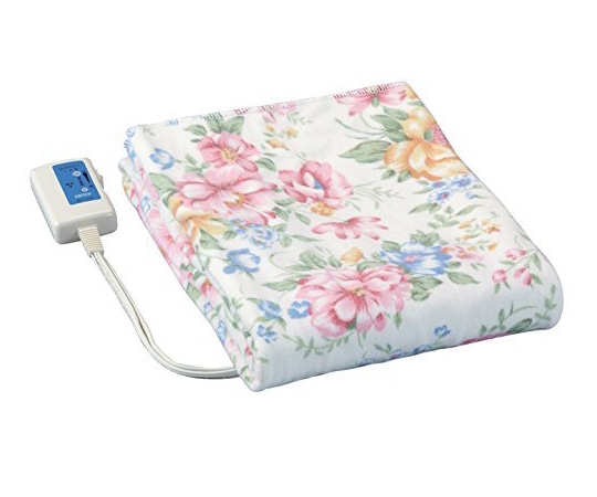 広電 洗える電気毛布(敷毛布) 花柄 CWS-051F-5 1枚(ご注文単位1枚)【直送品】