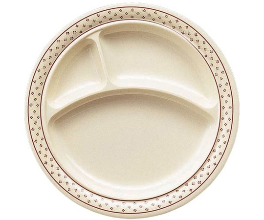 Daiwa 三ツ切ランチ皿 クローバー CL-21-C 1個(ご注文単位1個)【直送品】