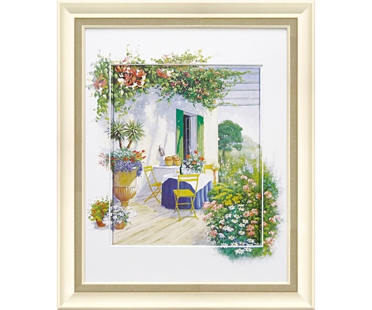 ユーパワー ピーター モッツ｢ベランダ イン ブルーム1｣ PM-13002 1個（ご注文単位1個）【直送品】