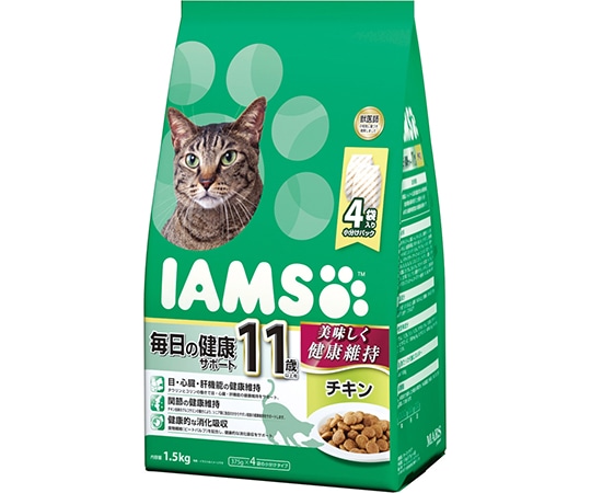 マースジャパンリミテッド アイムス 11歳以上用 毎日の健康サポート チキン 1.5kg IC241 1個（ご注文単位1個）【直送品】