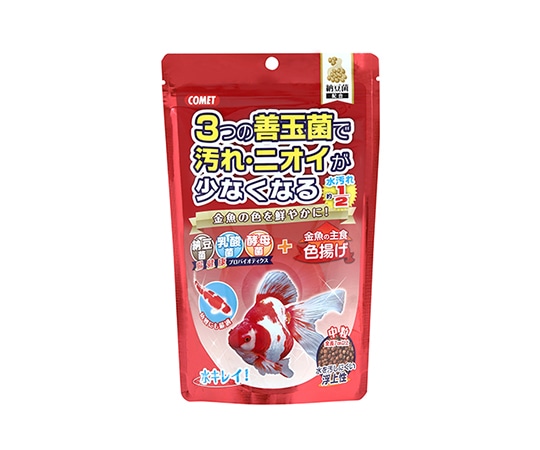 イトスイ 金魚の主食 納豆菌色揚げ 中粒 200g  1袋（ご注文単位1袋）【直送品】