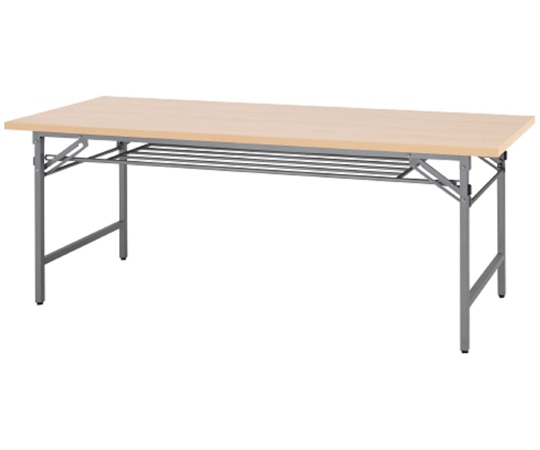 カグクロ 折りたたみテーブル W1800×D600×H700mm ナチュラル NTH-1860-NA 1台(ご注文単位1台)【直送品】