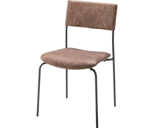 東谷 チェア ブラウン TEC-61 1個(ご注文単位1個)【直送品】