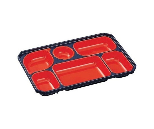 Daiwa 玉渕副食容器 中(6つ仕切り)本体(Kコン)蓋(Kコン)セット WFT-1910 1個(ご注文単位1個)【直送品】