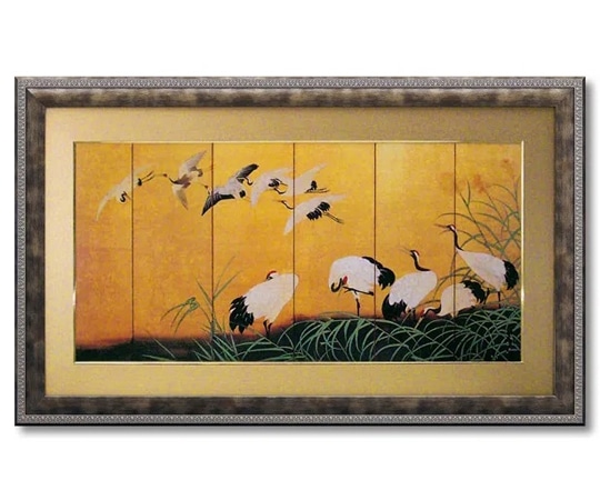 ユーパワー 和風フレーム｢ツルの舞｣ RC-20002 1個（ご注文単位1個）【直送品】