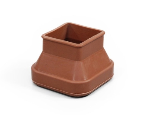 光 フリーサイズゴム脚キャップ 角 30~40ミリ用 茶 4個入 FG4-3401 1パック(ご注文単位1パック)【直送品】