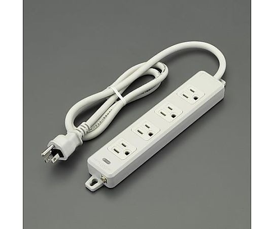 エスコ AC125V/15Ax 5m タップ(4口・接地・マグネット付) EA815GL-303 1個(ご注文単位1個)【直送品】