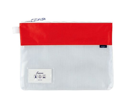 アズワン A4/260x355mm メッシュケース(レッド) EA762CF-507 1個(ご注文単位1個)【直送品】