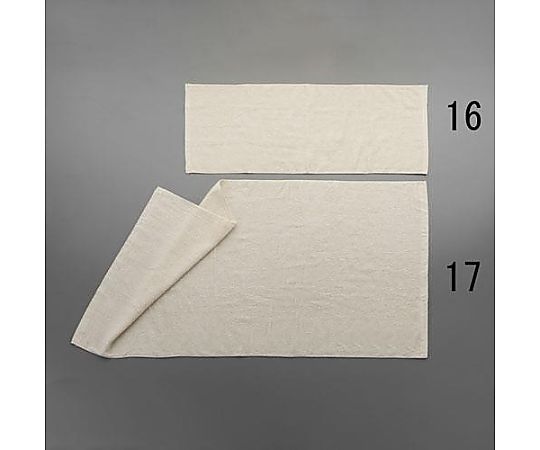 エスコ 340x 860mm/260匁 フェイスタオル(無漂白) EA929HB-16 1枚(ご注文単位1枚)【直送品】