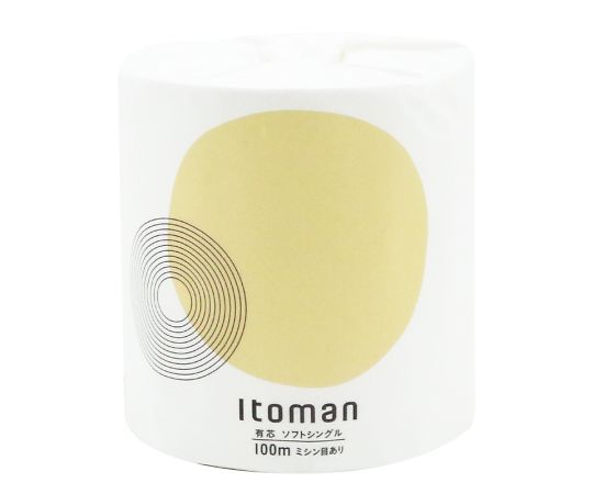 イトマン トイレットペーパー 100mシングル 1ロール個包装×60個入 10100018 1ケース(ご注文単位1ケース)【直送品】