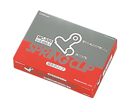 ミツヤ 目玉クリップ小々 60個入 MC-550 1箱（ご注文単位1箱）【直送品】
