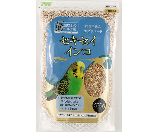 アラタ エブリバード セキセイインコ 5歳以上のシニア用 530g  1袋（ご注文単位1袋）【直送品】