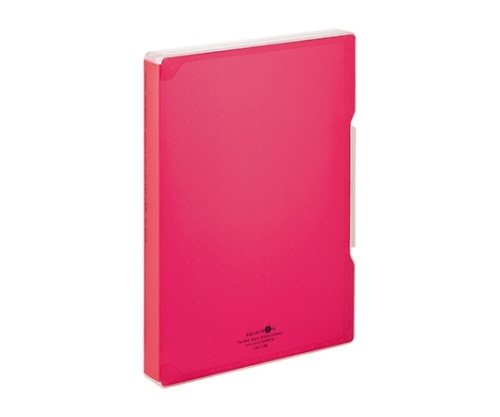 LIHITLAB AQUA DROPs ファイルケース 3赤 A-5029 A5029-3 1冊(ご注文単位1冊)【直送品】