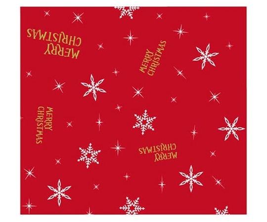 ベルベ ラッピング 包装紙 スノーナイト(レッド) 4/6全判 250枚 586 1ケース（ご注文単位1ケース）【直送品】