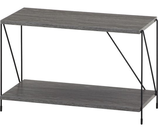 不二貿易 EZBOワイヤーラック2段 60幅 GY 77549 1個(ご注文単位1個)【直送品】