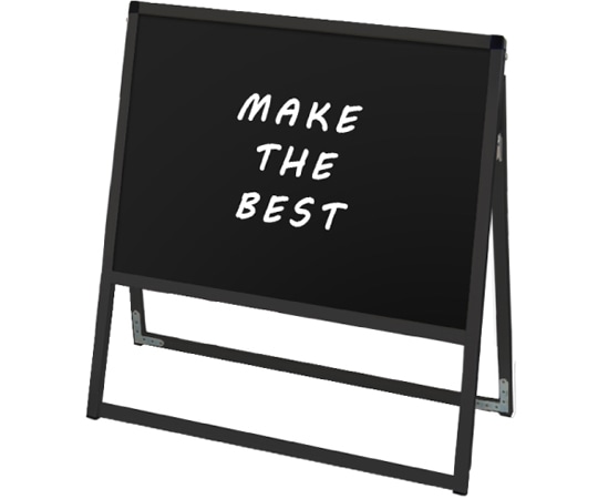 常磐精工 ブラックバリウススタンド看板 ブラックボード B2横片面 BVASKBB-B2YK 1個（ご注文単位1個）【直送品】