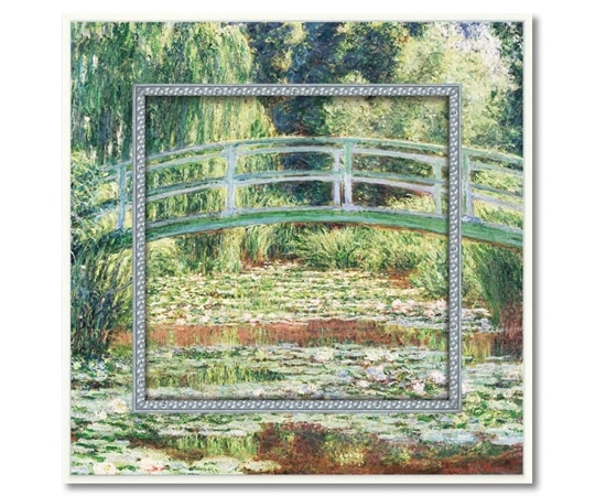 ユーパワー ビッグアート ~ミュージアム アート コレクション~(モネ｢睡蓮の池と日本の橋｣) BA-05022 1個（ご注文単位1個）【直送品】