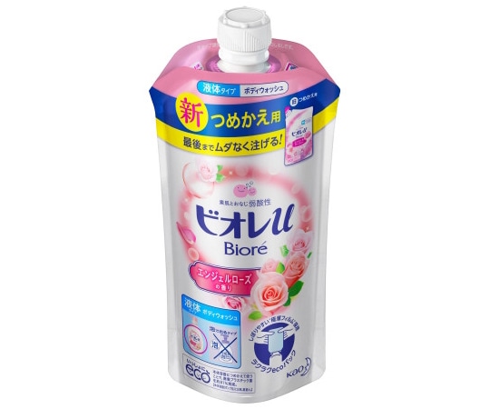 花王 ビオレu エンジェルローズの香り つめかえ用 340ml  1個（ご注文単位1個）【直送品】