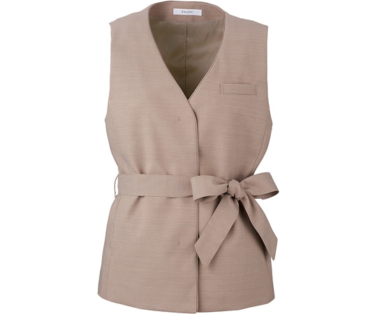 カーシーカシマ ENJOY ベスト SUSTINA MAT WORSTED ベージュ 11号 EAV801 1枚（ご注文単位1枚）【直送品】