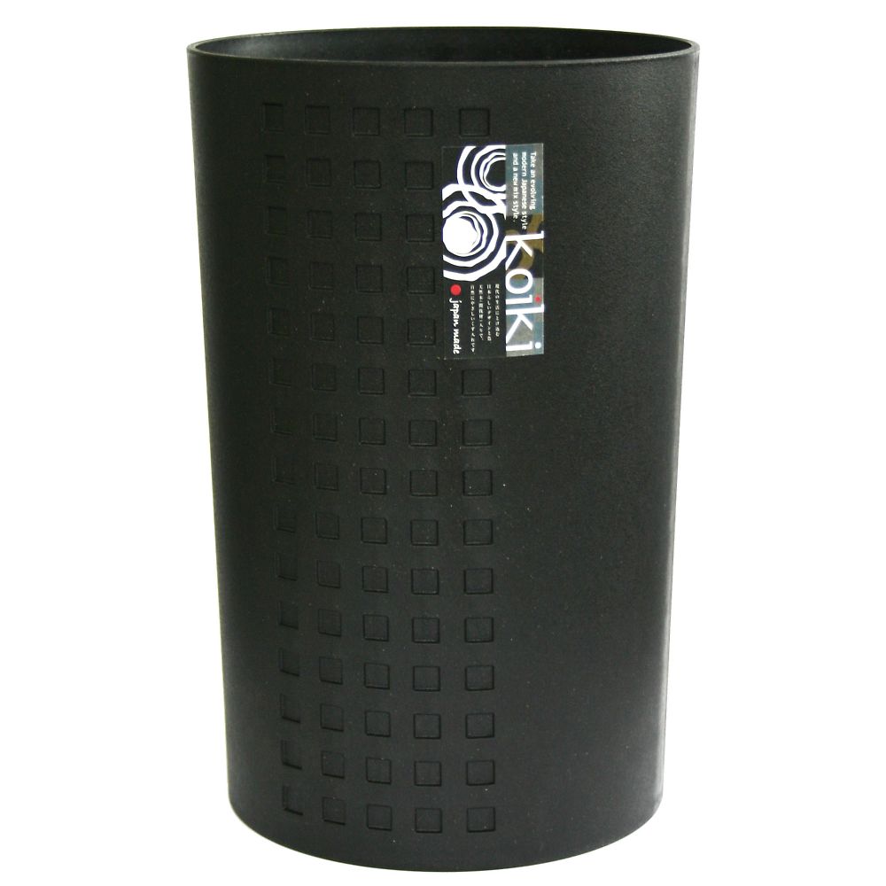 八幡化成 コイキモダン 丸型 大 9L ブラック 1ケース(18個入)  1ケース（ご注文単位1ケース）【直送品】