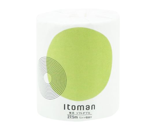 イトマン トイレットペーパー 27.5mダブル 1ロール個包装×100個入 10055254 1ケース(ご注文単位1ケース)【直送品】