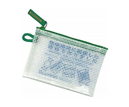 アズワン カード/ 85x120mm メッシュケース(グリーン) EA762CF-362 1個(ご注文単位1個)【直送品】