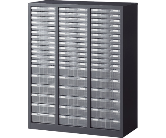 生興 A4判対応書庫ASK ブラック H1110mm 下置用 整理ケース W880 ASK-34P54 1台(ご注文単位1台)【直送品】