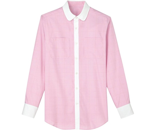 カーシーカシマ AMUS-NET 長袖シャツ ピンク LL AWY264 1枚（ご注文単位1枚）【直送品】