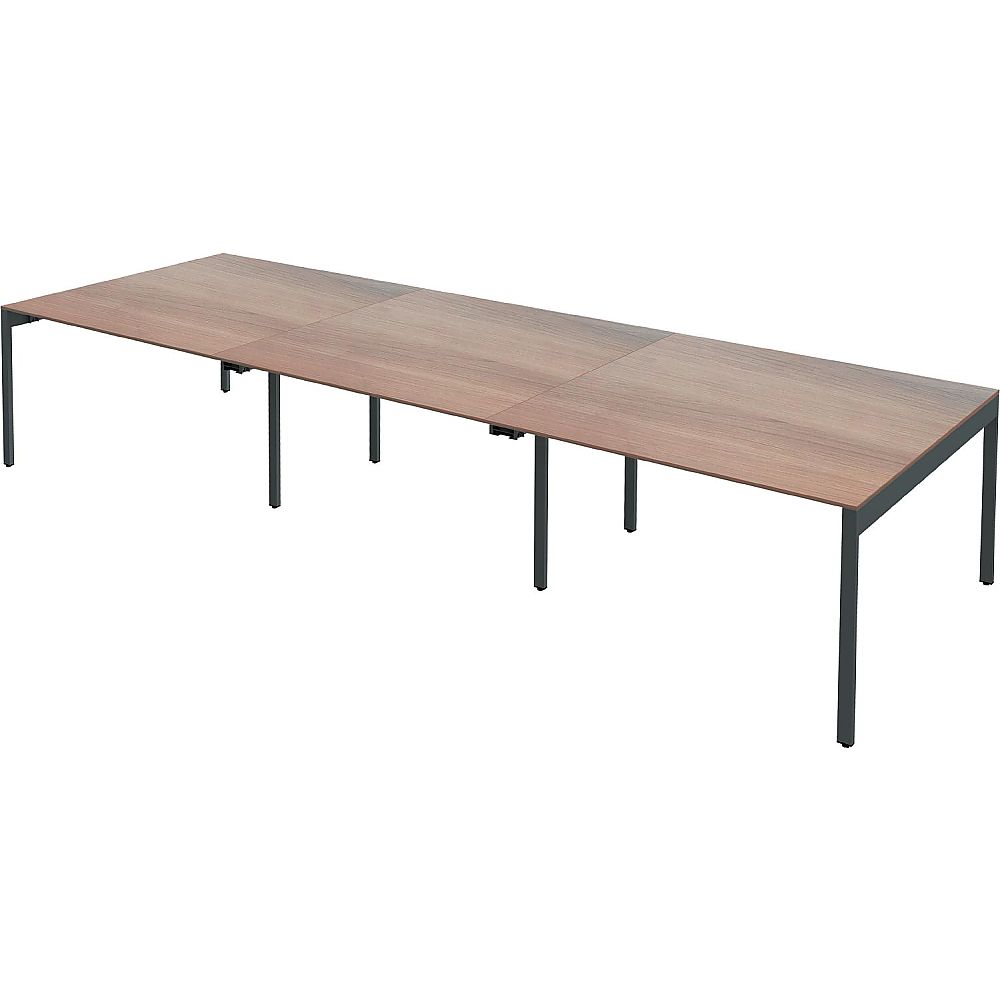 Y2K スリムフリーアドレスデスク3612 ライトブラウン 1個(ご注文単位1個)【直送品】