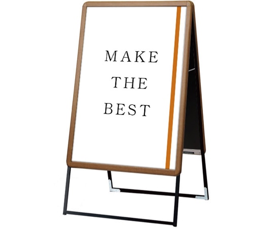 常磐精工 ポスターグリップスタンド看板 屋内用 B1 両面 木目 PGSK-B1RM 1台（ご注文単位1台）【直送品】