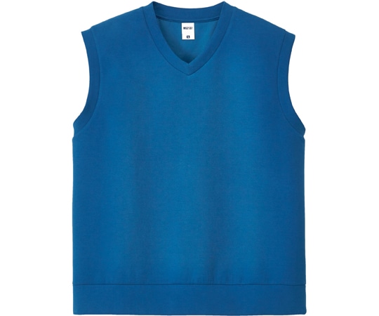 ボンマックス 8.5オンスダンボールニットベスト(ポリジン加工) ブルー L MS2137 1枚（ご注文単位1枚）【直送品】