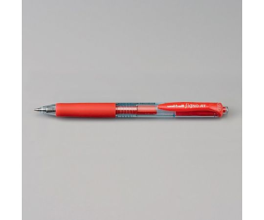 エスコ 0.5mm ボールペン(赤・ゲルインク・ノック式/10本) EA765MG-282B 1箱(ご注文単位1箱)【直送品】