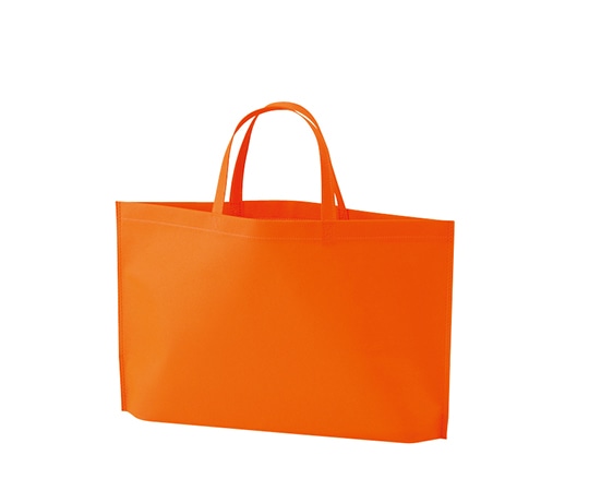 アズワン 不織布バッグ 底マチA4横 オレンジ 1箱(100枚入) LC0931NK00 1箱(ご注文単位1箱)【直送品】