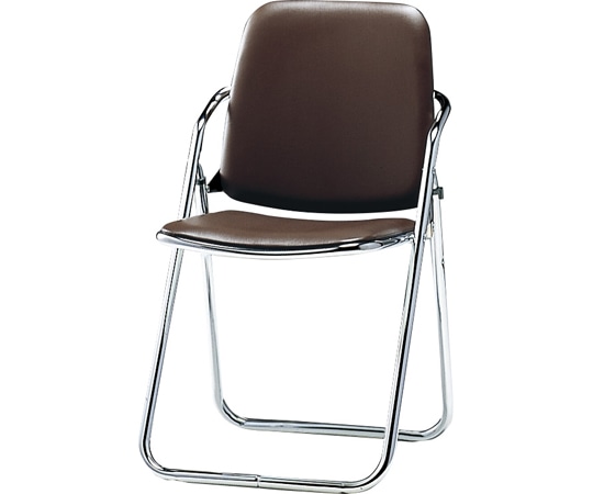 SANKEI(サンケイ) ハイバック折りたたみ椅子 U字脚 ブラウン SCF10-CX 1脚(ご注文単位1脚)【直送品】