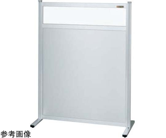 サカエ パーティション(固定式・単体・上塩ビ・下アルミ)1200×1230×9.5mm NAE-1213FT 1台(ご注文単位1台)【直送品】