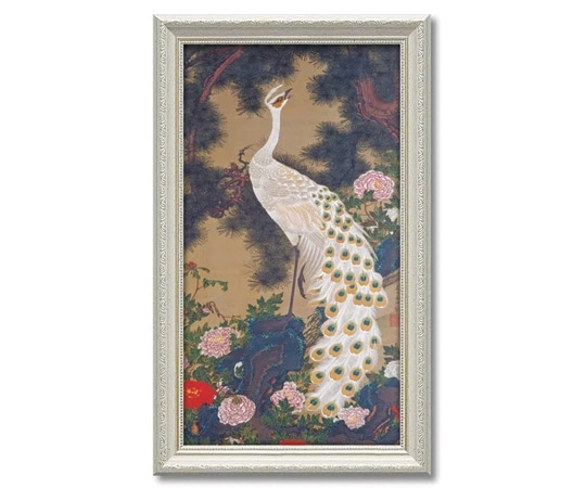 ユーパワー 伊藤 若冲｢老松孔雀図｣ JI-07502 1個（ご注文単位1個）【直送品】