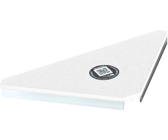 テラモト ミセルかんたん間仕切り用固定パーツ(コーナー用)ホワイト OT-569-659-8 1個(ご注文単位1個)【直送品】