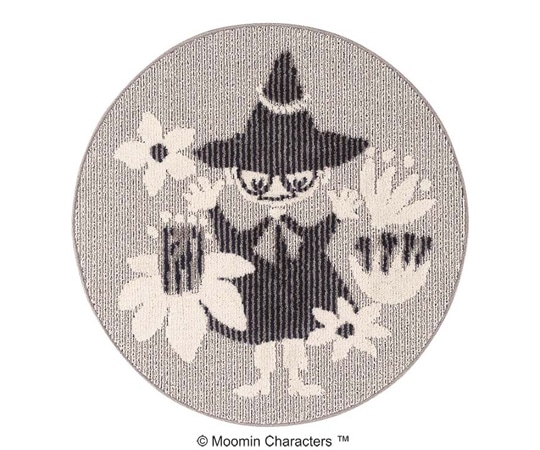 スミノエ MOOMIN ラグ コバナ 90cm円形 スナ 13473174 1枚（ご注文単位1枚）【直送品】